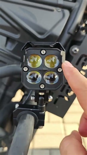 💡🏍️Bike Fog Light Installation 🔥 Super Bright LED Setup | Step-by-Step Guide for Rider!#BikeFogLight