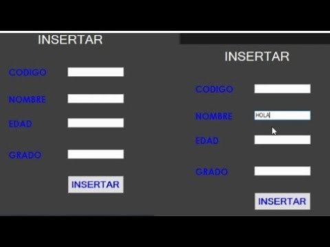 Como insertar registros en mysql y Visual studio