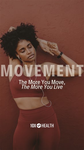 2.4K views · 18 reactions | We spend over half our day sitting, and it’s silently harming our health. 晴 Studies show that physical inactivity increases the risk of early death by up to 30%. But just 2 minutes of movement every hour can boost circulation, lower disease risk, and improve longevity. Movement = medicine. The more you move, the more you live.  #10XHealth #FunctionalHealth #Movement #Longevity #DiseasePrevention | 10X Health System | Facebook