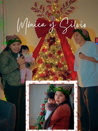 Nunca tuve la oportunidad de armar un árbol en navidad, pero hare que la historia de mi hija y mi familia sea diferente. | Mónica y Silvio