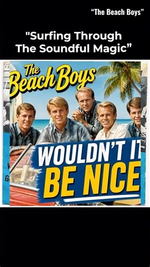 "Surfing Through Sound: The Beach Boys' Magic" #Shorts #BrianWilson #WouldntItBeNice #60s❤️