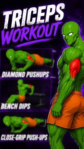 Triceps workout at home. | Home workout series | #ytshorts