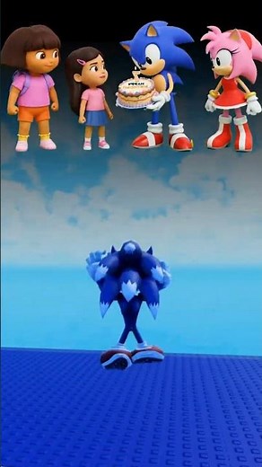 Sonic Helps Crying Girl On Her Birthday! 🥺🎂 #roblox #robloxstory