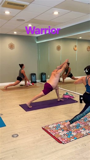 Hot YOGA'S Warrior Pose!
