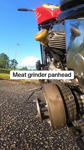 New primary for the panhead. #motorcycle #bikelife #harleydavidson #panhead #ridertok #biketok #harleydavidsonlifestyle #rider #riding #biker #shovelhead #fypageシ #fy #sportster #builtnotbought #vintageharley #chopper #choppers #bikers #moto #vtwin