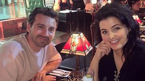 Storm Huntley is 'absolutely gorgeous' at murder mystery bash with sister-in-law