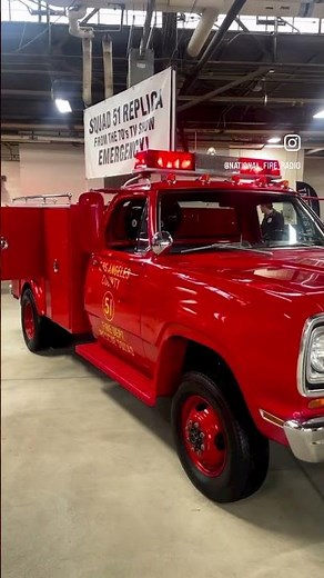 Squad 51 replica from Emergency #nationalfireradio