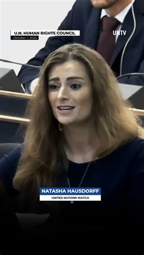 Hillel Neuer on Instagram: "U.N. can't handle the truth from Natasha Hausdorf — watch their reaction when she called our their betrayal of human rights and justice. @natashahausdorff: “Chair, the United Nations was intended to be the chief guarantor of international law, and this Council, the principal guardian of Human Rights. What a catastrophic failure for humanity and the civilized world that it has allowed itself to become the main mechanism by which terrorists, bigots, despots and dictator