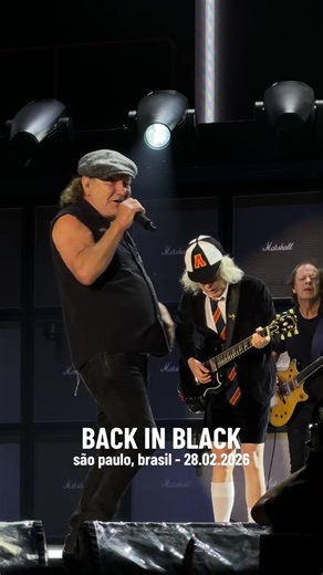 "BACK IN BLACK" @AC/DC Power Up Tour - São Paulo, Brasil - 28.02.2026 ...