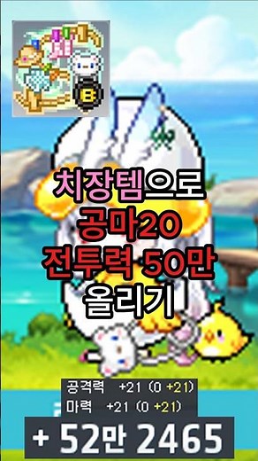 치장 템으로 공마20과 전투력 50만 올려보자. 블랙라벨캐시템 구매하기[메이플스토리]