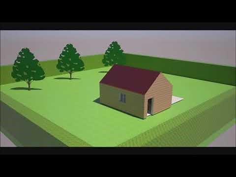 Sketchup modéliser une maison 3d