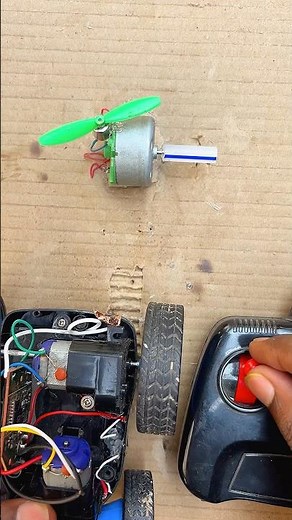 Generating Electricity from a Toy Car Wheel to Power a Mini Coreless Motor Using a Dynamo