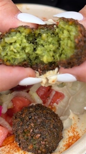 How that first bite of hummus bowl feels: | Mamoun's Falafel