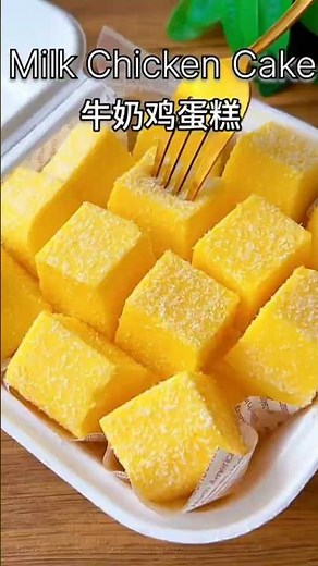 Soft & Fluffy Milk Egg Cake Recipe | Easy Homemade Dessert