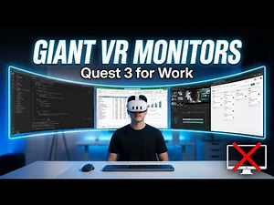 How to Use Meta Quest 3 as a Huge Virtual Monitor #VRGuide #quest3