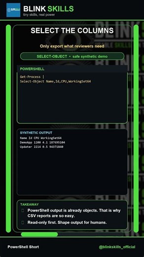 Turn Any Command Output into a CSV Report #Shorts