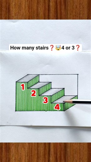 How many stairs❓🤯4 or 3❓#youtubeshorts #trending