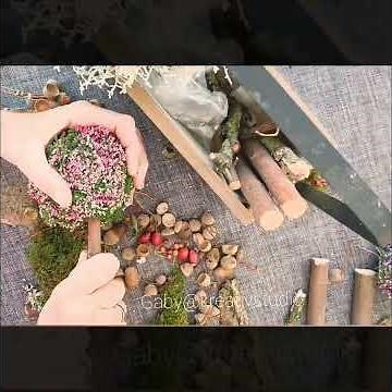 Herbstzauber im Kasten – DIY Deko mit Blüten, Draht & Natur 🌿#autumn #deko #herbst #short