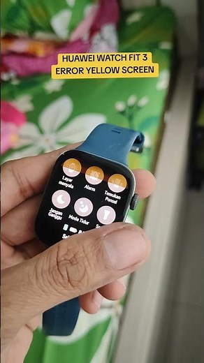 huawei watch fit 3 yellow screen