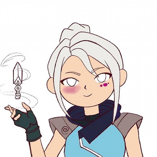 Jett from Valorant 💨 #art #drawing #procreateart #valorant #jett #illustration #character #fanart