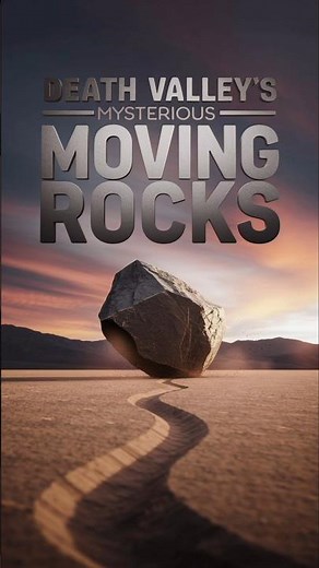 Mystery of the Moving Stones: The Enigma of Death Valley's Moving Rocks