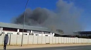 WATCH | Fire erupted at the Namibian Defence Force military base in Suiderhof this afternoon. The cause of fire is unknown at this stage and no fatalities have been reported. Video: Frank Steffen | Namibian Sun