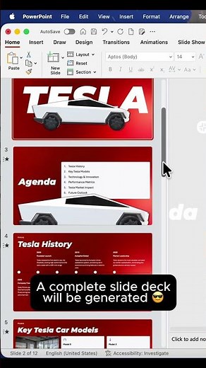 Let's create cool PowerPoint in just a few clicks 😎 #powerpoint #ppt #tutorial #presentation