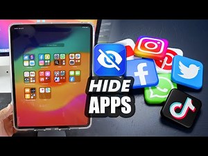 How To HIDE Social Media Apps on Apple iPad Pro M4