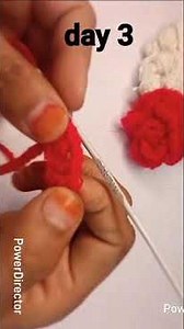 how to make croshet rose flower