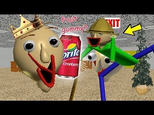 BALDI LOVES FRUIT GUMMIES!! But it's not.. ._. | Baldi's Basics