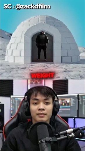 The Secret Science of Igloos! ❄️🏗️ #Engineering #Survival