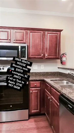 3BR 2BA Rental in Lexington, SC• $1,075/mo •$700 Deposit🏡#LexingtonSC #HomeForRent #rentalproperty