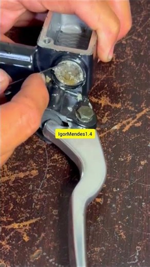 bike life Motorbike What Was Inside My Motorcycle Brake Master Cylinder? 😱 bike trick#bikerepair