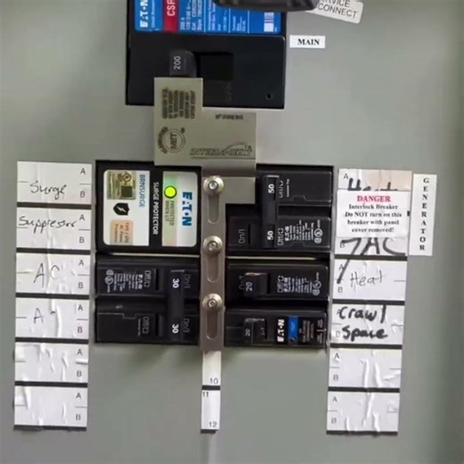 Generator Interlock Kit Installation -(Eaton/Cutler Hammer)