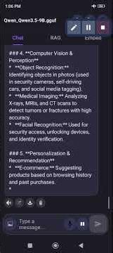 Demo 3: llama-Server Android App+Qwen3.5-9B GGUF(Text GGUF only)(taken base llama-Android Example)