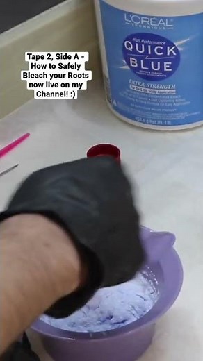 How to Prepare Hair Bleach #diy #hairbleach #developer #quickblue #loreal #hairtutorial #tutorial