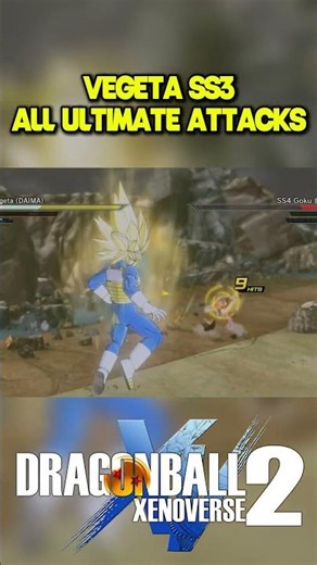Vegeta SS3 All Ultimate Skills | Dragon Ball Xenoverse 2