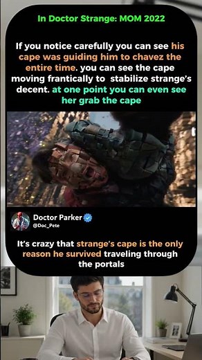 Did you know? Dr. Strange's cape saved him during portal hopping
