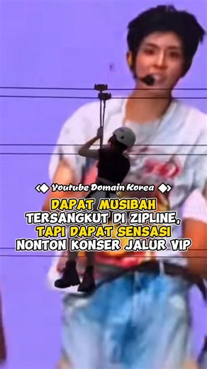 Stuck on a Zipline Gone Wrong, but Getting the VIP Concert Experience