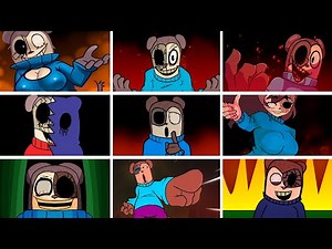 FNF TRIFLETHUMB Multiverse (All Animations) Singing Nugget - Friday Night Funkin / TWIDDLEFINGER