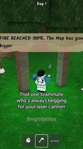 Kinda cute but annoyed me #roblox #robloxgames #roblox #gaming #gameplay #reels #instagram #facebook #99nightsintheforest | Gogobelles