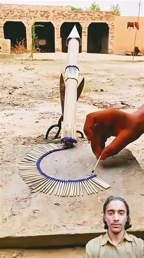 Rocket🚀~mini wood toly woodworking art skill wood #shorts​#facts​ #funny​ #hand​