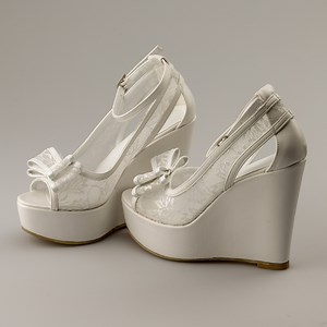Ankle Strap Wedges , Wedge for Brides , Bridal Shoe , Ankle Strap - Etsy