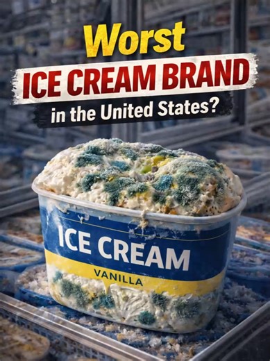 Which is the worst ice cream brand in USA? #food #didyouknow #facts #knowledge #educacion