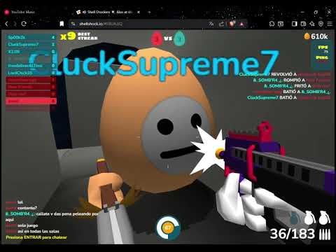 Shell Shockers 🍳 SERVER EUA con Sp00kk2k, SOMBR4, Josesito, EL MEGAMAX