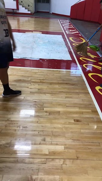 Indoor Basketball Court Cleaning Routine