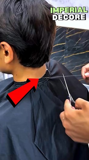 Thread mystery shocks barber and everyone 😲✂️👕 | Imperial Decore
