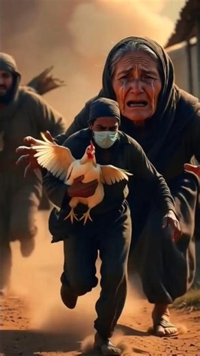 😭Murgi Ka Kidnap! 😱 Dadi Ne Lagayi Jaan Ki Daud!||dadi cartoon|#aivideo#murgi#dadi#shortsfeed#kidnap