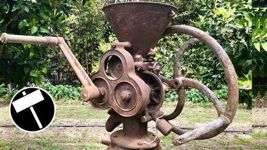 1902 grain crusher restoration