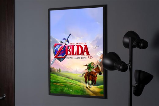 The Legend of Zelda Ocarina of Time 3D Poster Print | Gaming Poster | Video Game Poster | Gaming Gift | Video Game Print | Gaming Cover - Etsy Canada